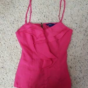 Hot pink dressy tank